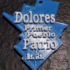 Dolores.jpeg STL file Dolores Keychain・Model to download and 3D print