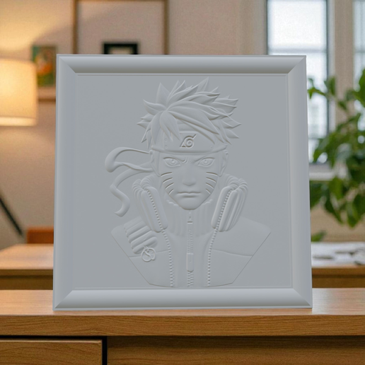 48.png Naruto 3D print Frame Burst 48