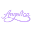 ANGELICA.STL Angelica written name