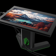 monitorstand11b.png VersaGrip Flex Mount: Versatile Base for Monitors and Mobile Devices with Optional Headphone Holder