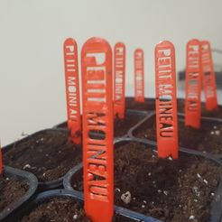 petit-moineau.jpg STL-Datei Etiketten für die Aussaat von Tomaten・Modell zum Herunterladen und 3D-Drucken