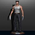 1.jpg Wolverine Logan By Hugh Jackman Marvel Comics Model Printing Miniature Assembly File STL for 3D Printing FDM-FFF DLP-SLA-SLS