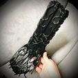 z3981118179107_c39fbb35b3a10ba271e555cdc9d29df3.jpg Aki Devil Gun Full Accessories (Mask and Blade arm) - Chainsawman Cosplay