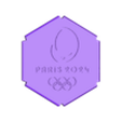 insignia Paris 2024.stl OLYMPIC MEDAL PARIS 2024