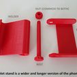 9cb4f98a27bb6579f11496e51569e67f_display_large.jpg STL-Datei Smart Stand - A smart little stand for Smart Devices (Phones and Tablets) kostenlos・Vorlage für 3D-Drucker zum herunterladen