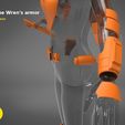 sabine-armor-basic-orange.561.jpg Sabine Wren's armor - The Star Wars wearable 3D PRINT MODEL