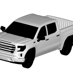 1.png 3D file GMC Sierra・Design to download and 3D print, car-