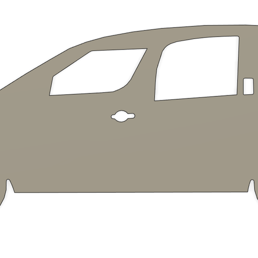 Skoda Roomster keychain 3D model