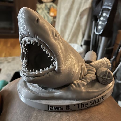 3D printer Jaws Bruce The Shark 3D print model • made with Ender 3 Pro