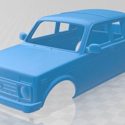 foto 1.jpg STL file Lada Niva Pickup 2015 Printable Body Car, with different wall thicknesses. All models are prepared to be printed on different scales, the model has several versions with different wall thicknesses to facilitate printing.・3D printer design to download