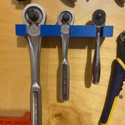 42D95814-68BB-4655-B6F9-D7F432333AAD.JPG STL file Socket Wrench Holder・3D print design to download