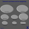 Tiles107_oval_bases_set.png Набор овальных оснований - плитка 107 текстур (60-170 мм) | Идеально подходит для настольных игр и ролевых игр