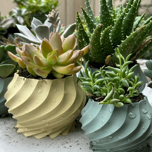 Minimalist Twisted Planter