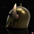 001c.jpg Viking Mandalorian Helmet - Buffalo Horns - High Quality Model