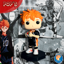 26.png STL file HAIKYU - SHOYO HINATA (pose)・3D printer model to download