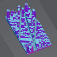 newyork.timessquer.png NEW YORK Times Square - Ultra Detailed 3D City Map (SLA Ready)