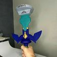 1.jpeg Master Sword Zelda Real Size Headset Stand and Controller Stand