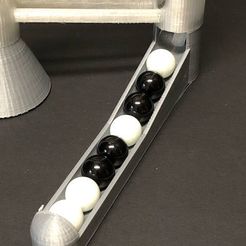 _marble_finish_w.jpeg Free STL file Marble Run Compatible 8 Marble Finish Ramp・3D print model to download