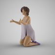 038343.png Kneeling Compassionate Woman
