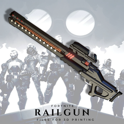 FORTNITE RALEGUN FILES FOR 3D PRINTING STL-Datei Railgun (Fortnite)・Design zum Herunterladen und 3D-Drucken