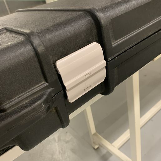 Walther/Negrini rifle case Latch 3D model