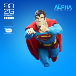 ZIP-GUYS-FIGURE-2021_3DZG-ALPHA-01-copy-20.jpg Archivo STL SUPERGUY (VERSIÓN COMPLETA)・Plan de impresión en 3D para descargar
