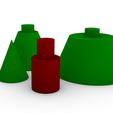 Tree3.png Christmas tree table decoration / Christmastree table decoration