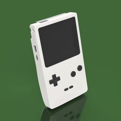 Gameboy_Color_V.Shawn_v3.png Descargar archivo STL gratis Color Gameboy・Modelo para la impresora 3D