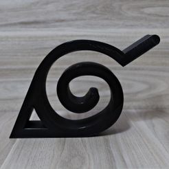 20210122141037_IMG_7773.JPG Free STL file Naruto Symbol Konoha・Model to download and 3D print