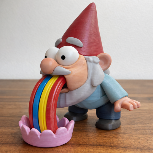 Steve the Rainbow Puking Gnome - Gravity Falls