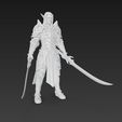 Noble-Warrior-of-the-Shadows-19.jpg Noble Warrior of the Shadows – 3D Printable Armored Drow Knight Figure Model