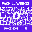 Pack-Pokemon.png Schlüsselanhänger Pack 151 Pokemon
