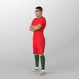 cristiano-ronaldo-portugal-ready-for-full-color-3d-printing-3d-model-obj-stl-wrl-wrz-mtl (6).jpg Cristiano Ronaldo Portugal ready for full color 3D printing