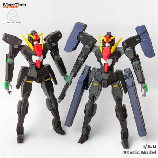 🤖 GN-009GNHW/B Seraphim Gundam GNHW/B・ 3D File for 3D