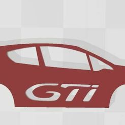 208gti.JPG Archivo STL Llavero Peugeot 208 GTI・Modelo para descargar e imprimir en 3D, Swazy