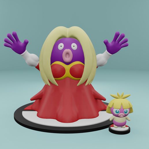 激安超特価 最大80%オフ  Pokemon 🐉 No. 3D for File STL Smoochum・ Jynx, 238 124, 爬虫類・両生類のエサ