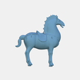 model-4.png Horse Figurines And Statues