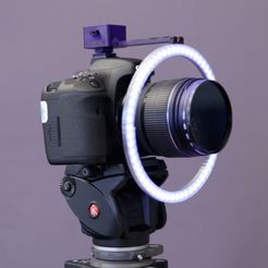 1.jpg Archivo STL gratis 60 Montaje con cámara NeoPixel Ring・Diseño de impresora 3D para descargar