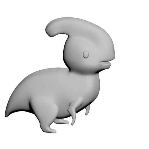 STL File Parasaurolophus・Design To Download And 3D Print・Cults