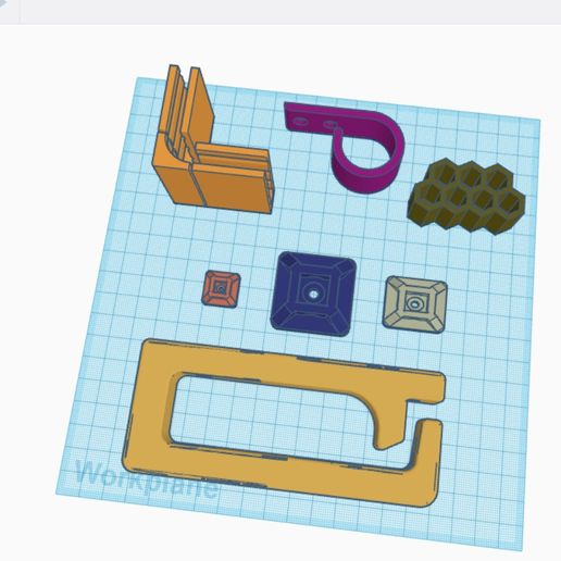 All in one cable mangement 3D model
