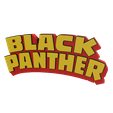 7.png 3D MULTICOLOR LOGO/SIGN - Black Panther (Comic Book)