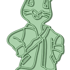 Peter-Rabitt_e.png STL file Peter Rabitt whole cookie cutter・3D printable model to download