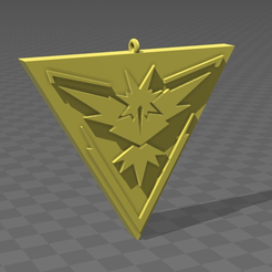 Free STL file Pokemon Go Level 50 Badge・3D printer model to download・Cults