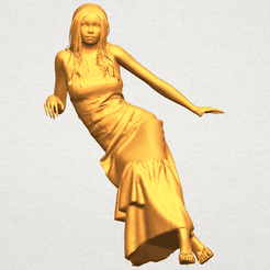 A01.png Free 3D file Naked Girl I02・3D print design to download