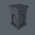 pedestal4.png W40K - base - High pedestal