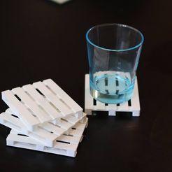 22384423_526954074323212_40560383539830560_o.jpg STL file Pallet coasters / Sous-verres "palette" / Pallet coasters・3D print object to download