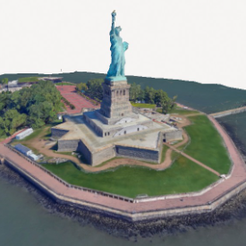 Liberty-Island.png Бесплатный STL файл Остров Свободы - 3D лидарное и 4K беспилотное сканирование Леди Свободы и ее легендарного окружения"・3D-печатный дизайн для скачивания
