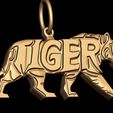 5.jpg Tiger Text Pendant