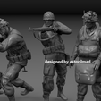 sol.38.png WW2 PACK 4 AMERICAN PARATROOPER SOLDIERS ACTION V2