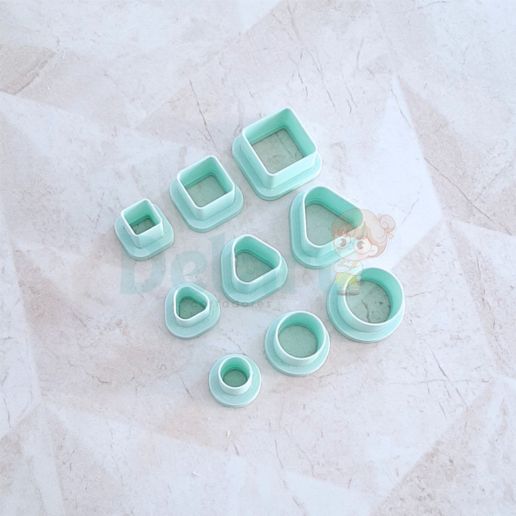 Polymer Clay Cutter - Cookie Cutter - Geometric 3D model